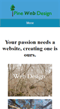 Mobile Screenshot of pinewebdesign.com